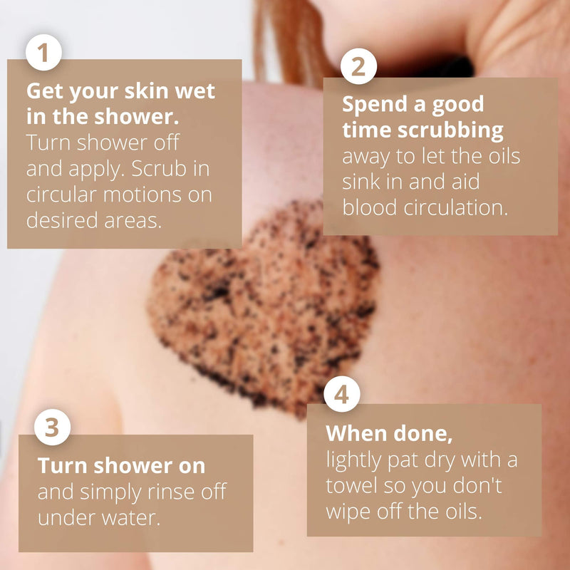 [Australia] - Coffee Body Scrub – Exfoliating, Energising, Smooth Skin – a blend of Natural & Organic Ingredients 