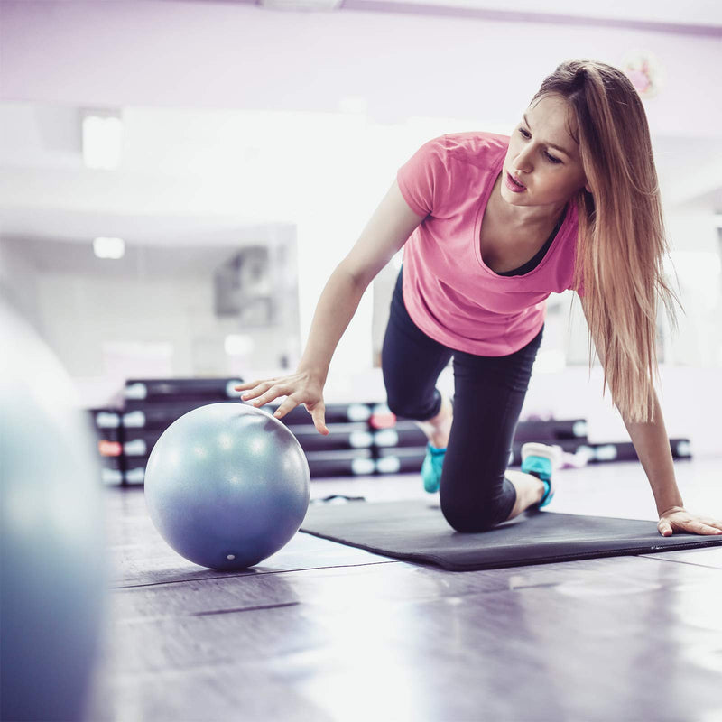 [Australia] - Yontree 2 Pack Soft Pilates Ball, 22-25cm Small Exercise Ball for Yoga, Pilates, Abdominal Workouts, Shoulder Therapy, Core Strengthening (Home & Gym & Office) 