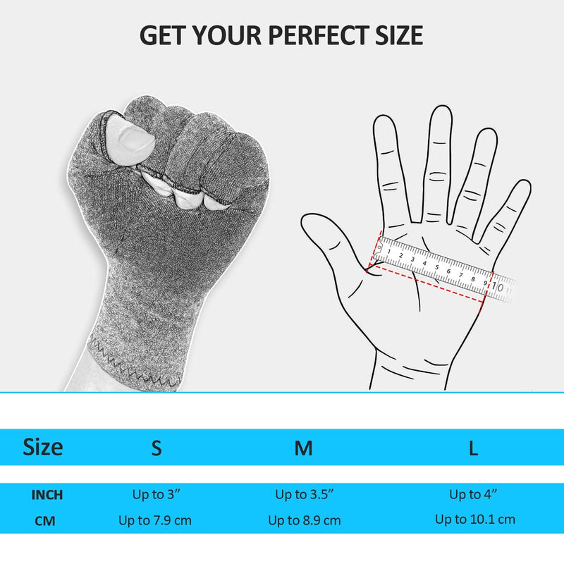 [Australia] - Compression Arthritis Gloves Medium (Pack of 2) 
