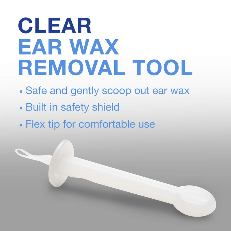 [Australia] - E-R-O Earwax Removal Kit for Complete Ear Care, with Carbamide Peroxide Earwax Removal Drops (0.5 fl oz), Ear Bulb Syringe and Ear Wax Removal Tool with Safety Shield 