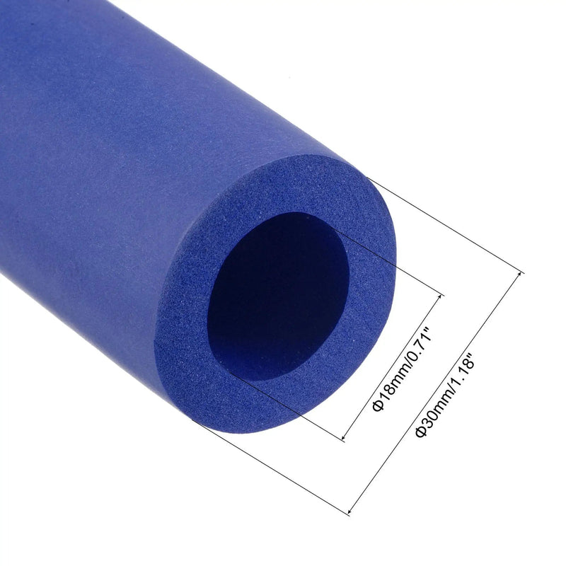 [Australia] - uxcell Foam Tubing for Handle Grip Support, 18mm ID 30mm OD 1m Length Blue 18mm x 30mm 