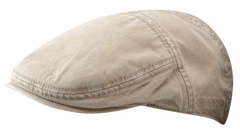 [Australia] - Stetson Paradise Cotton Flat Cap 7 3/4-7 7/8 White 