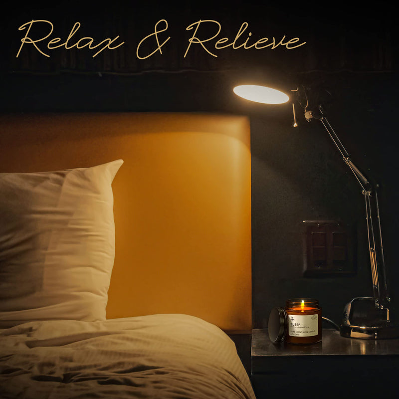 [Australia] - Sleep Candles Gifts for Women & Men, TRINIDa Aromatherapy Scented Candles Gift Set for Anxiety Relief & Perfect Sleep, Lavender Promotes Sleep, Chamomile Relieves Stress, Birthday Gifts for Her/Him -Sleep Candles 