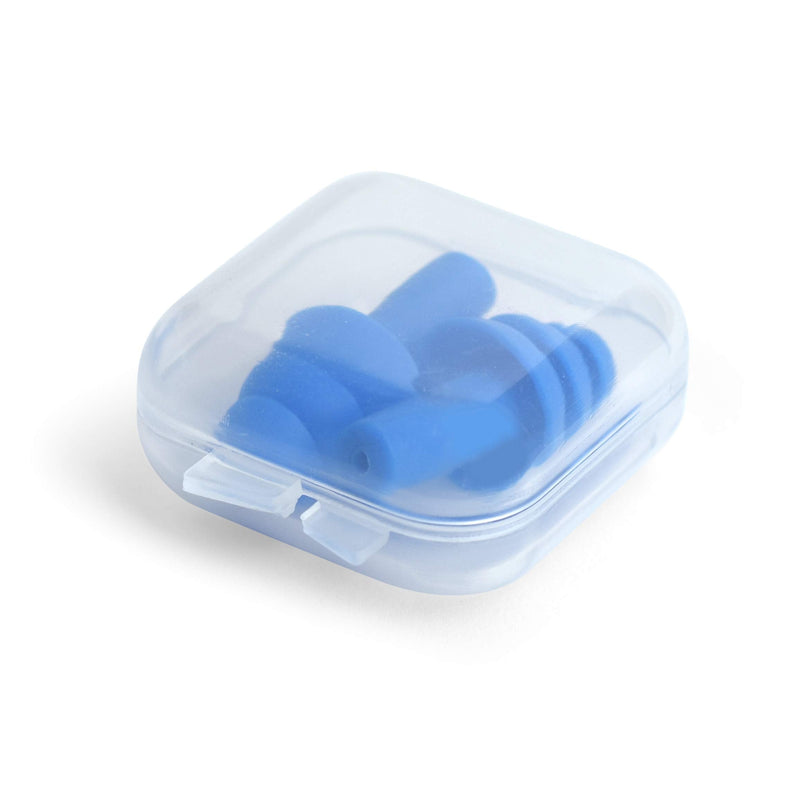 [Australia] - 50 Pair Silicone Ear Plugs in Plastic Cases NRR 28dB Soft Reusable Washable Comfortable for Swimming Adults Earplugs Water Shower Surfing Sports 50 Pair (Pack of 1) 