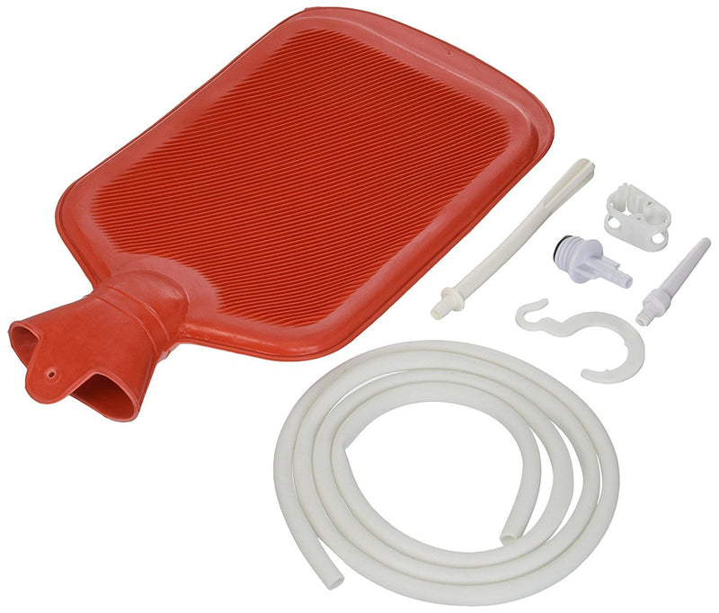 [Australia] - Enema Bag Clean Anal Silicone Douche for Men & Women BPA Free (2 Quart) Hot Water Bottle - Coffee, Shower, Douche & Home Adult Enema Kit 