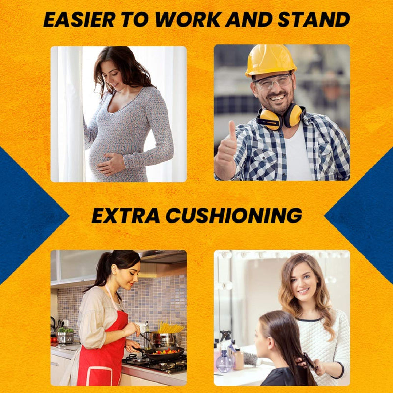 [Australia] - Happy Feet Plantar Fasciitis Flat Feet Orthotic High Arch Support Gel Insert Shoe Insoles for Mens and Womens - XL (Men 11 - 13½) 1 Pair (Pack of 1) 