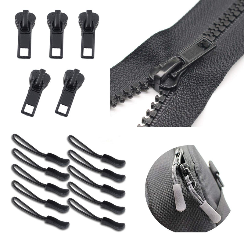 [Australia] - YaHoGa 143 PCS Zipper Repair Kit Zipper Replacement with Install Plier for Bags, Jackets, Tents, Backpacks, Sleeping Bag 