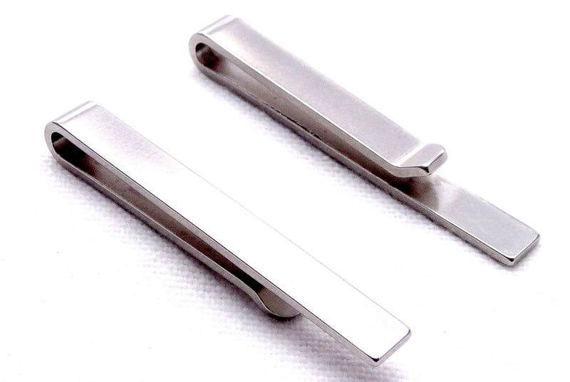 [Australia] - Ivy Design Tie Clip/Bar, Stainless Steel Silver Tone 