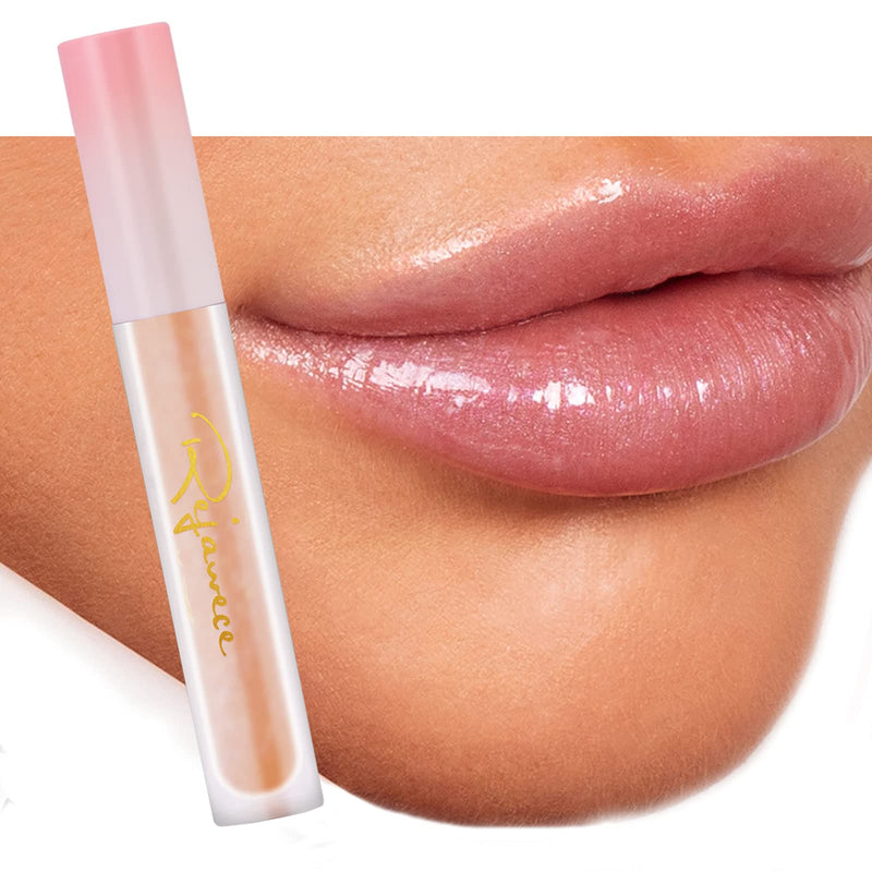 [Australia] - Lip Plumper Lip Gloss With H.A, Natural Lip Plumper with Glittering and Lip Care Serum, Lip Enhancer for Fuller, Lip Mask, Beautiful Fuller, Hydrating & Reduce Fine Lines 