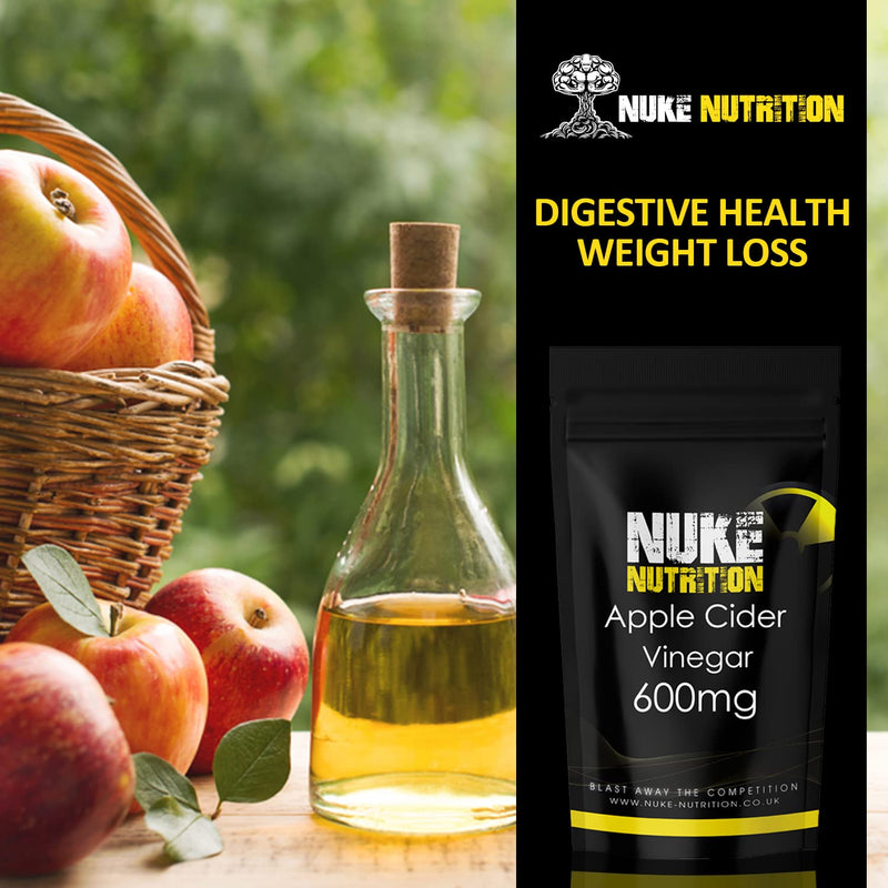 [Australia] - Nuke Nutrition Apple Cider Vinegar Capsules with Mother - 60 Capsules - High Strength ACV 60 Count (Pack of 1) 