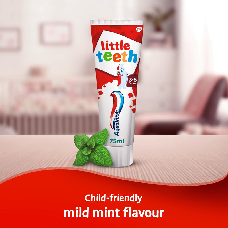 [Australia] - Aquafresh Kids Toothpaste, 3-5 years, Little Teeth, 75 ml (Pack of 1) Little Teeth 75ml 