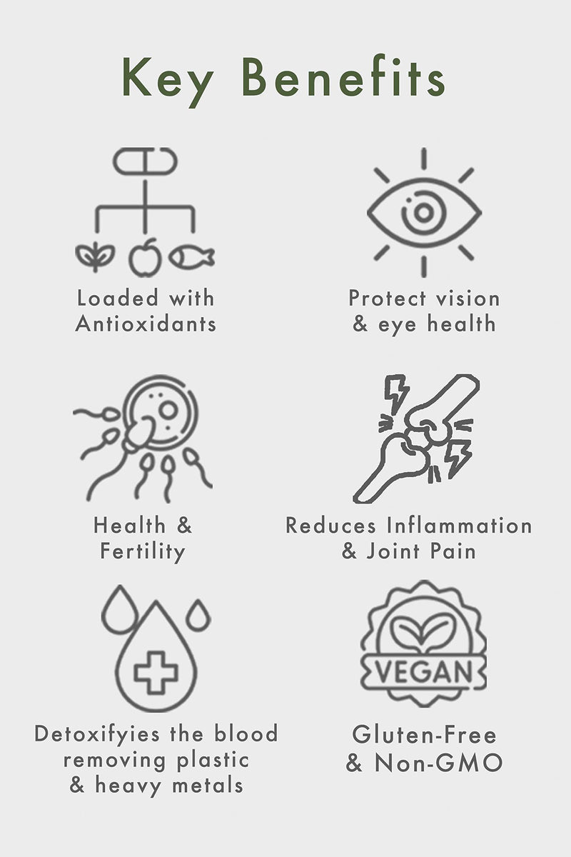 [Australia] - Suave Moss Lifestyle - Natural Sea Moss Capsules, 60 Capsules, Vegan, Bladderwrack, Burdock Root, Turmeric Capsules. Non GMO, Gluten Free. Dr Sebi… 