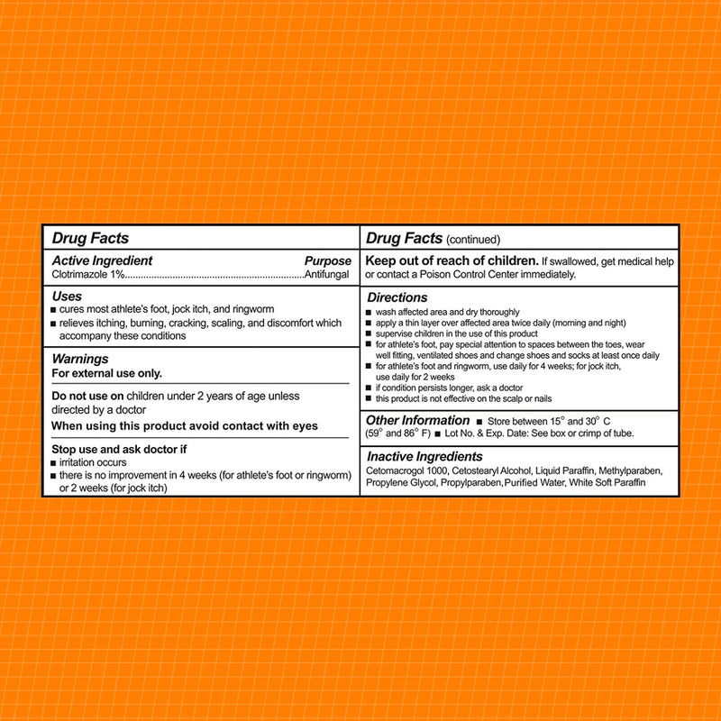 [Australia] - CareALL® 1.0 oz. Antifungal Clotrimazole 1% Cream USP, Cures Most Athlete’s Foot, Jock Itch and Ringworm 