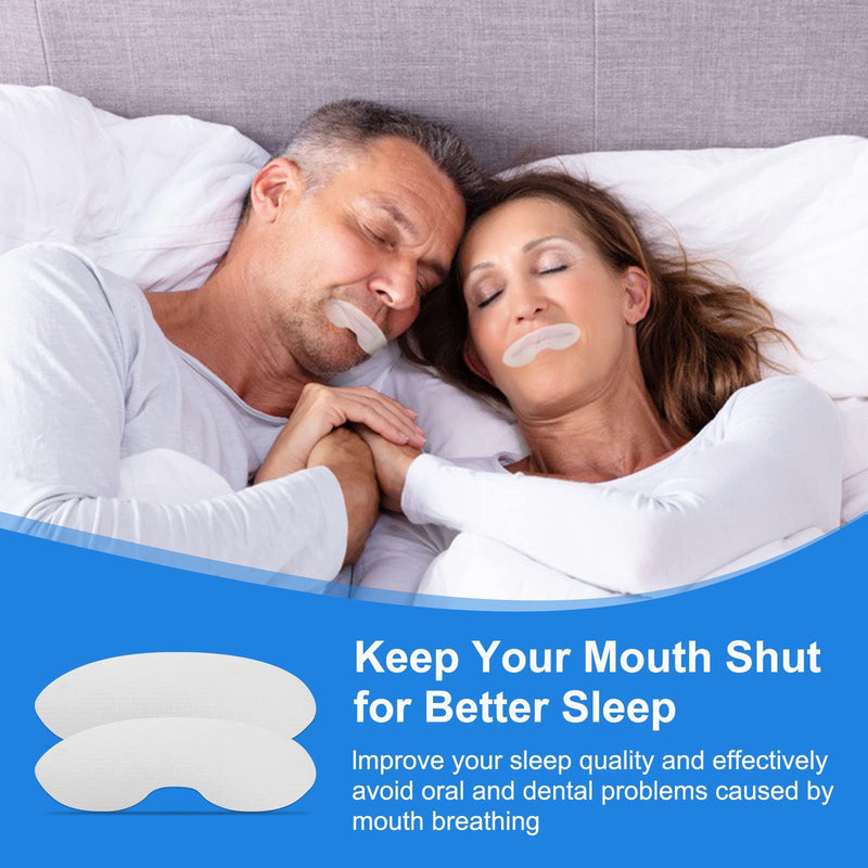 [Australia] - Mouth Tape for Sleeping 90 Pcs, Advanced Gentle Sleep Strips, Snoring Solution, Better Nose Breathing, Less Mouth Breathing, Anti Snoring Devices,Instant Snoring Relief 