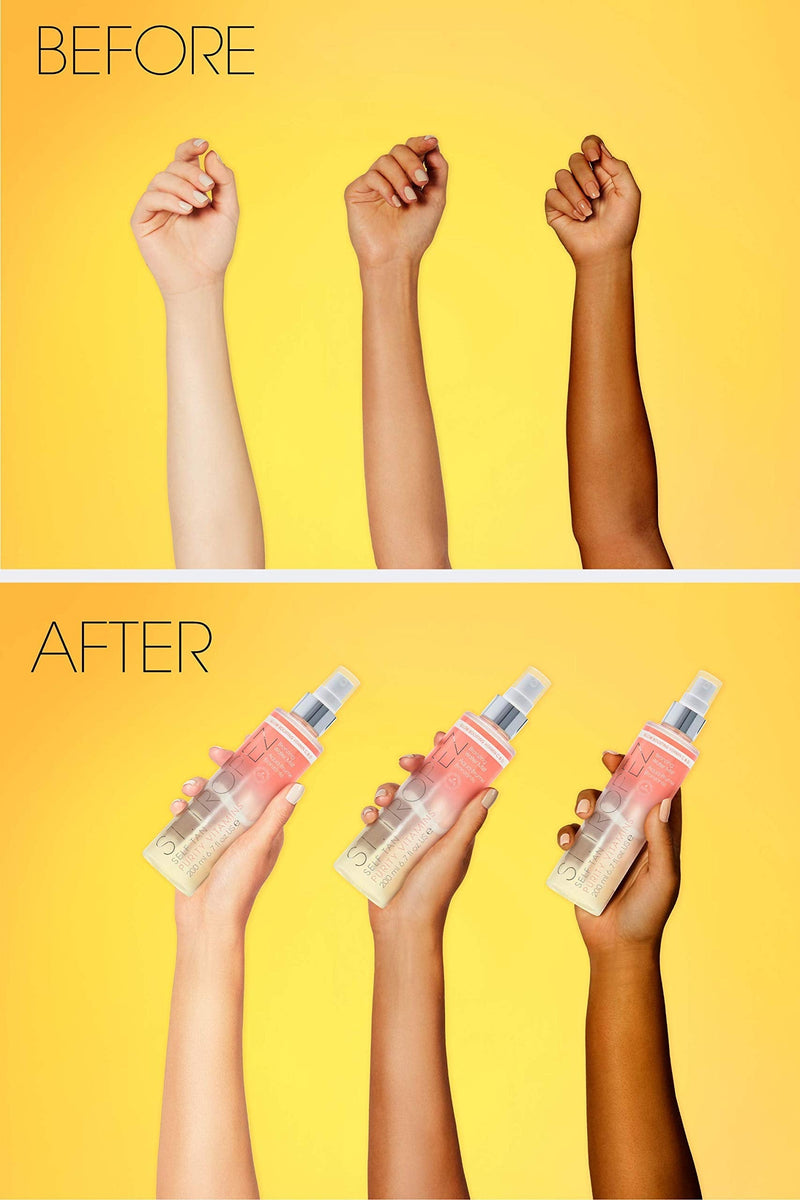 [Australia] - St.Tropez Fake Tan, Vitamin D Boosting Self Tan Purity Vitamins Bronzing Body Mist, Award Winning Vegan Tanning Water with Vitamin C, 100 Percent Natural Tanning Active, 200 ml 