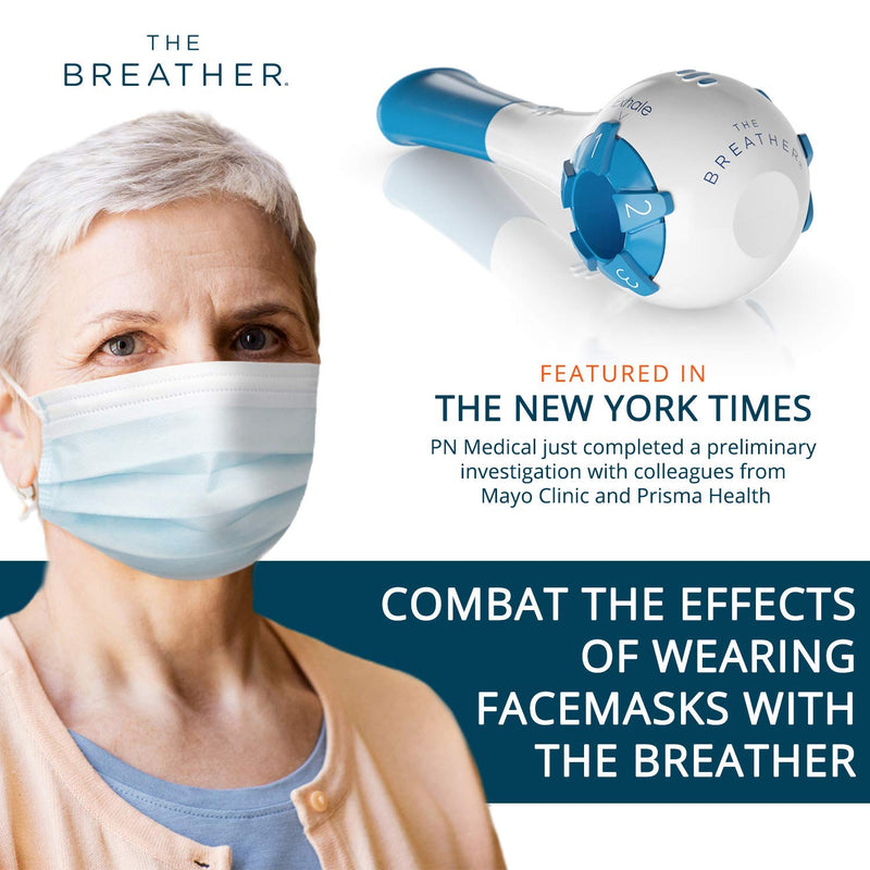 [Australia] - The Breather │ Natural Breathing Lung Recovery Exerciser Trainer for Drug-Free Respiratory Therapy │ Breathe Easier with Stronger Lungs │ FSA/HSA Eligible 
