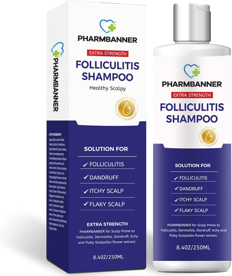 [Australia] - Folliculitis Shampoo, Seborrheic Dermatitis Shampoo, Anti Dandruff Shampoo, Antifungal Shampoo, Folliculitis Treatment, Dandruff Treatment, Scalp Psoriasis Treatment, Relieve From Itchy & Dry Scalp Folliculitis Shampoo 