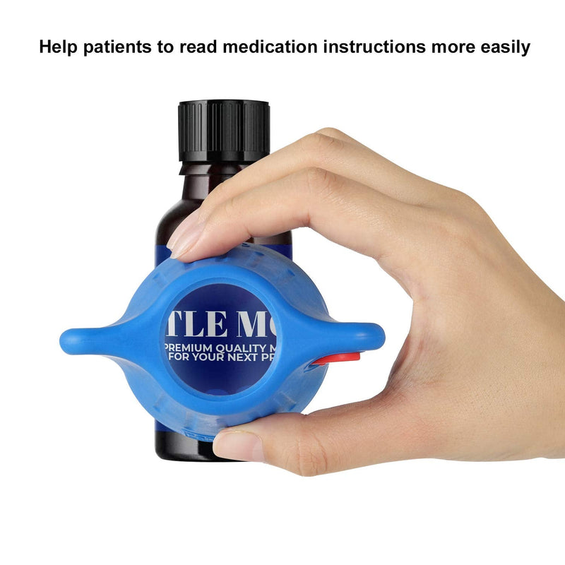 [Australia] - Remedic Medicine Bottle Opener with Magnifier and LED Light Multi-Opener for Better Grip Strength - Twist Lid Opener - Elderly Daily Living Aids Arthritis friendly - Practical Gift Idea 