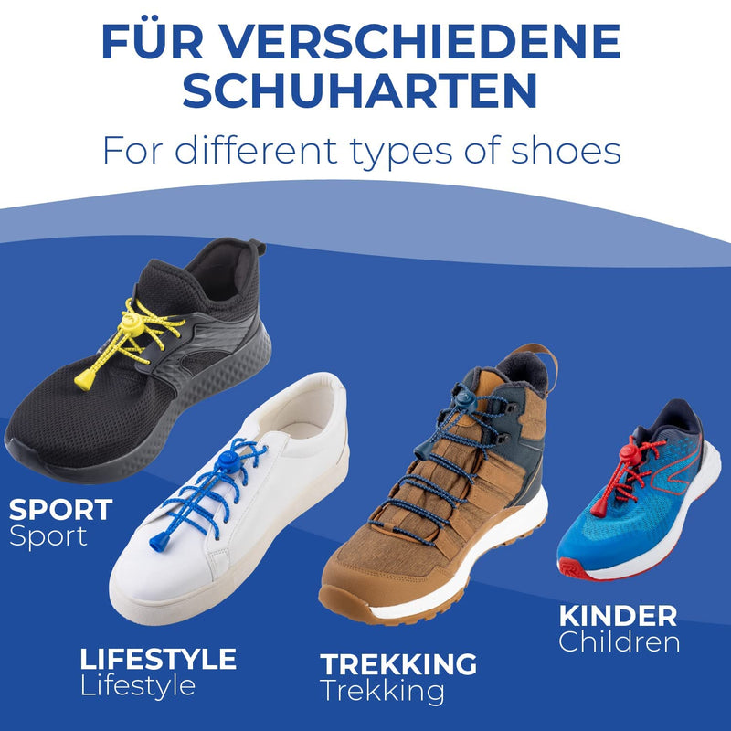 [Australia] - EVEREST FITNESS Elastic Laces Sports No Tie Shoe Laces Adjustable With Quick Release Fasteners For Kids, Adults, Running, Cycling & Exercise Orange 