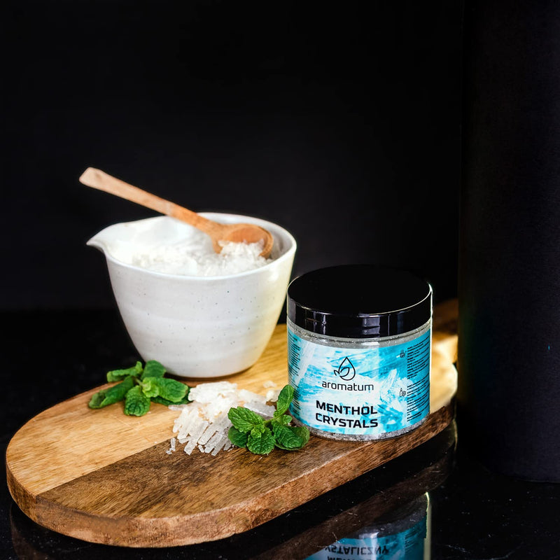 [Australia] - Sauna Accessories, Menthol Crystals 100g, Menthol Crystals for The Sauna for Inhalation | Sauna Infusion, Congestion Blocked Nose, Natural Menthol Crystals | Ideal Sauna Gift Sauna 