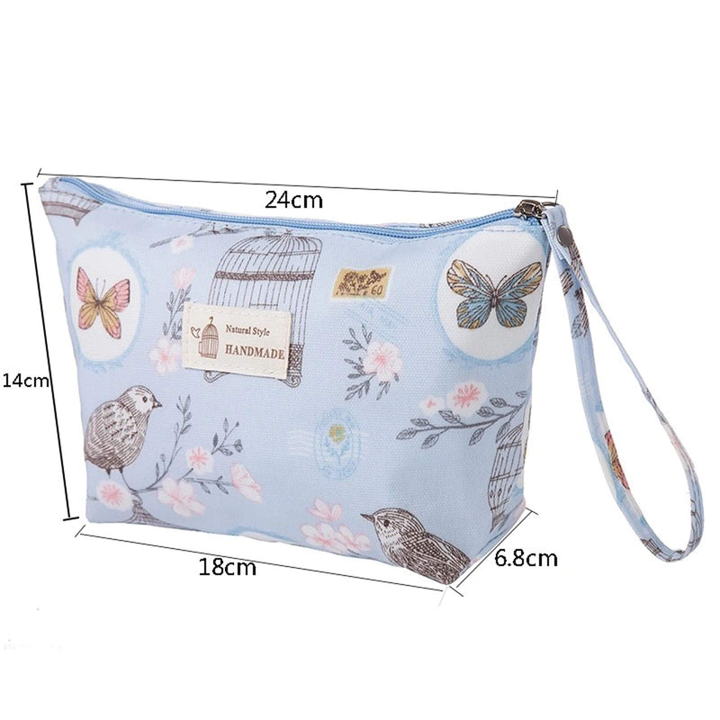 [Australia] - Women Cosmetic Bag Fashion Makeup bags Waterproof Travel Makeup Pouch Organizer Gifts For Girls blue 