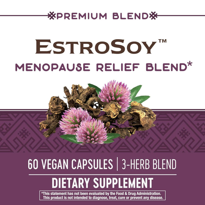 [Australia] - Nature's Way EstroSoy Menopause Relief Blend Black Cohosh Extract Fermented Soy, 60 Vcaps 