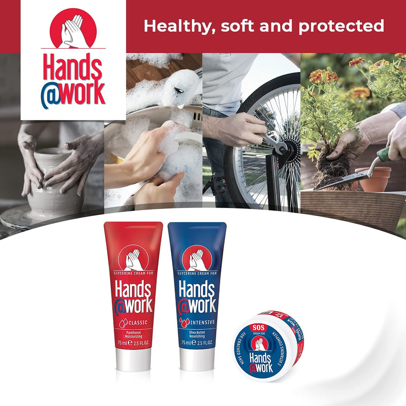 [Australia] - Hands@Work - SOS Hand Cream. A Special 5-vitamins Formula Effectively Restores The Cracked And Extremely Dry Skin Of The Hands At Work - 50 ml 