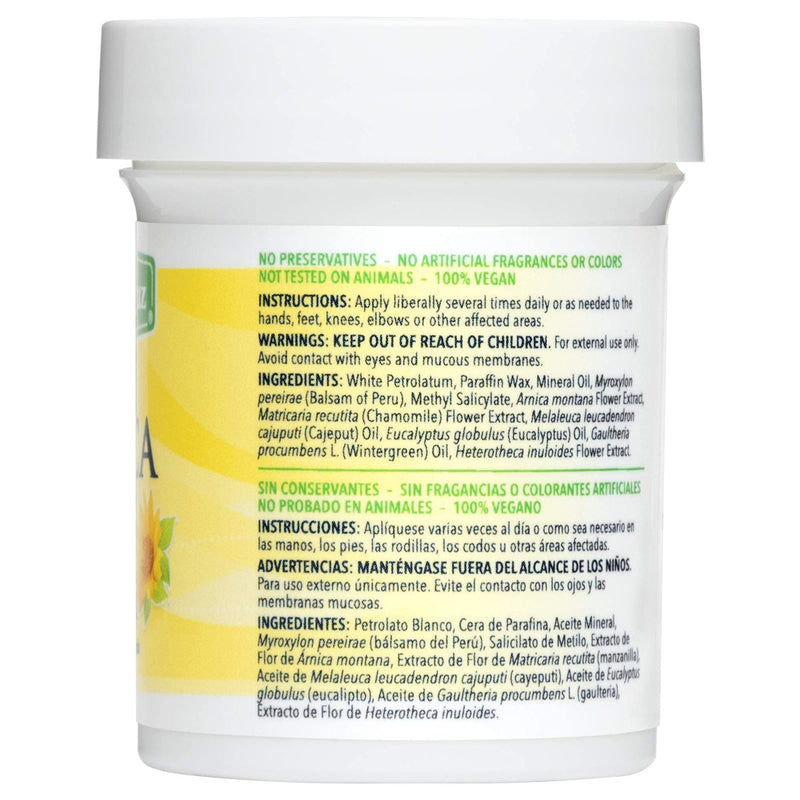 [Australia] - De La Cruz Arnica Salve, Foot Cream for Dry and Cracked Feet and Moisturizing Hand Lotion for Dry Hands, 24 Hour Moisture for Dry and Rough Skin (2 Ounces) 2 Ounce (Pack of 1) 
