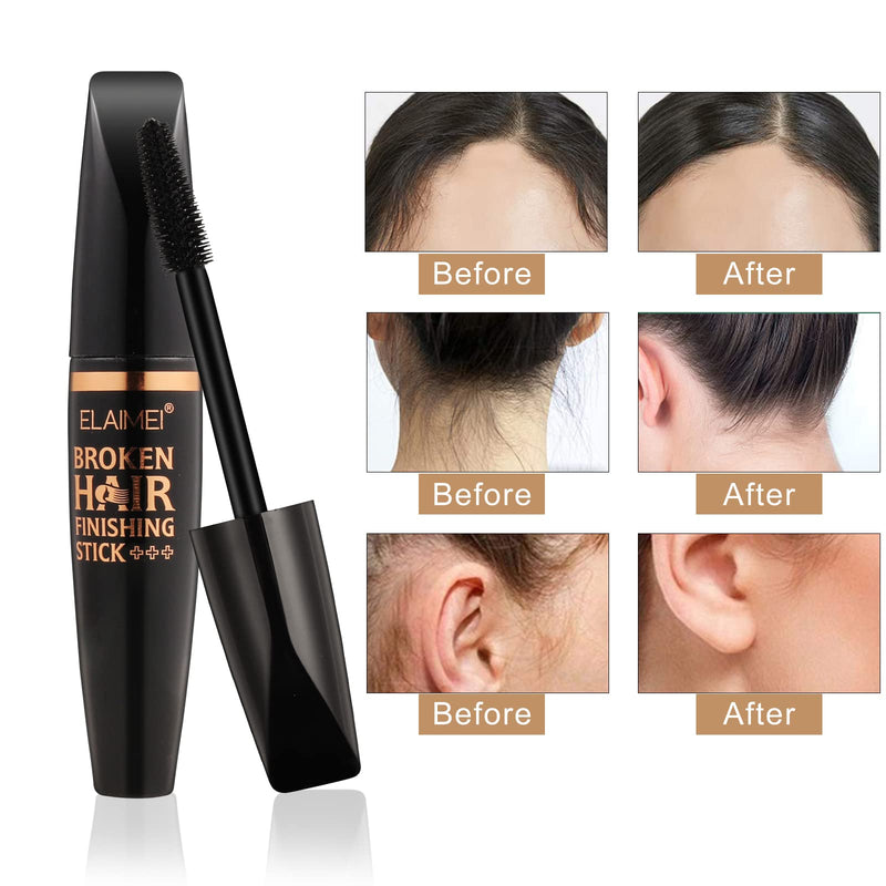 [Australia] - Hair Finishing Stick, 2PCS Anti-Frizz Cream Broken Hair Mascara For Flyaway Hair Refreshing Not Greasy Shaping Gel Cream Hair Wax Stick Fixing Bangs Stereotypes Cream 