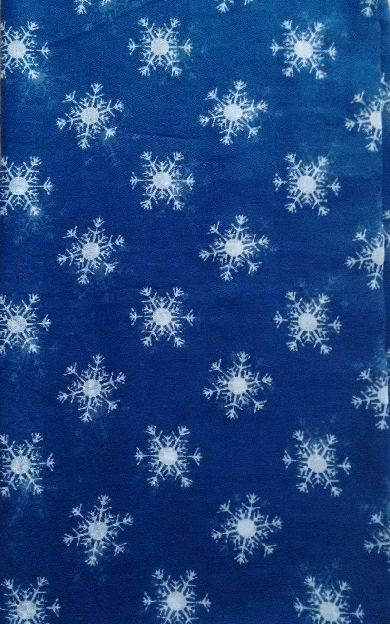 [Australia] - Women's Christmas Scarf Large Various Xmas Theme Printed Festive Wrap Sarong Shawl A1 - Blue 