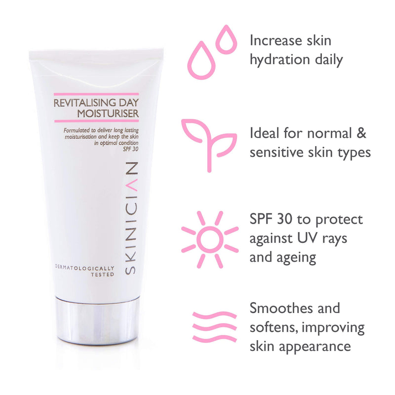 [Australia] - Revitalising Anti Aging Face Cream Moisturiser For Women - Salon Professional Skincare with Vitamin E + Anti Wrinkle Hydrating Agents - Lightweight SPF30 Cream For Normal & Sensitive Skin (50ml) 