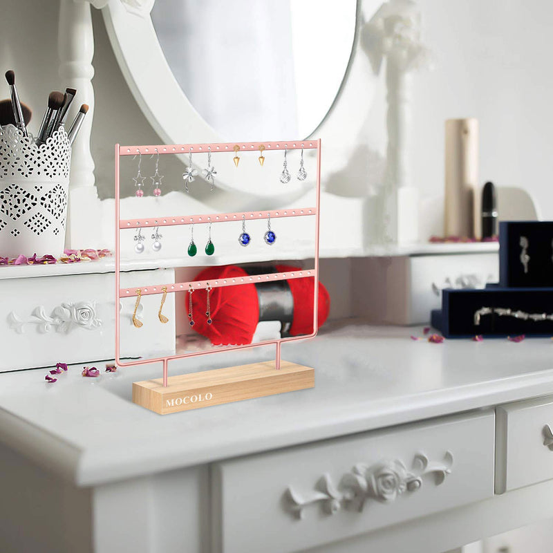 [Australia] - Earring Organizer Stand, Earring Display Stand, Earring Holder for Hanging Earrings Rose Gold 