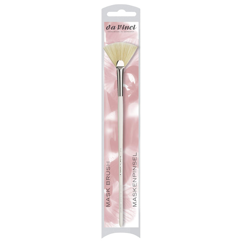 [Australia] - da Vinci Cosmetics Series 47439 Mask Brush, Fan Natural Bristle, Size 3, 0.71 Ounce Fan Brush Hog Bristle 