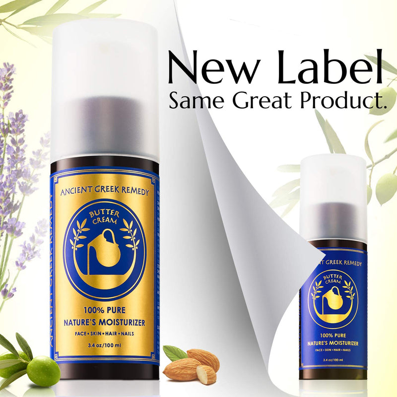 [Australia] - Organic Facial and Body butter Cream. Made of Almond, Olive, Castor, Vitamin E, Lavender oil. Anti Aging lotion for Face, Skin, Hair, Dry Hands, Cuticle. Day and Night Moisturizer for Men and Women 