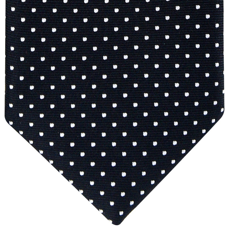 [Australia] - Retreez Modern Mini Polka Dots Woven Boy's Tie - 8-10 years 8 - 10 years Black with White Dots 