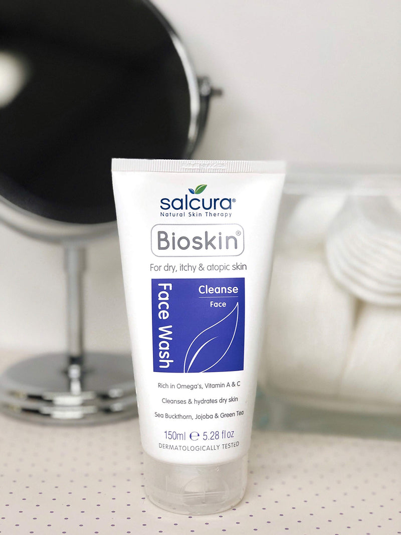 [Australia] - Salcura Natural Skin Therapy, Bioskin Face Wash 150ml & Bioskin Body Wash 200ml Duo Pack No-Nasties, Suitable for Anyone Prone to Eczema Or Dermatitis Duo Pack 