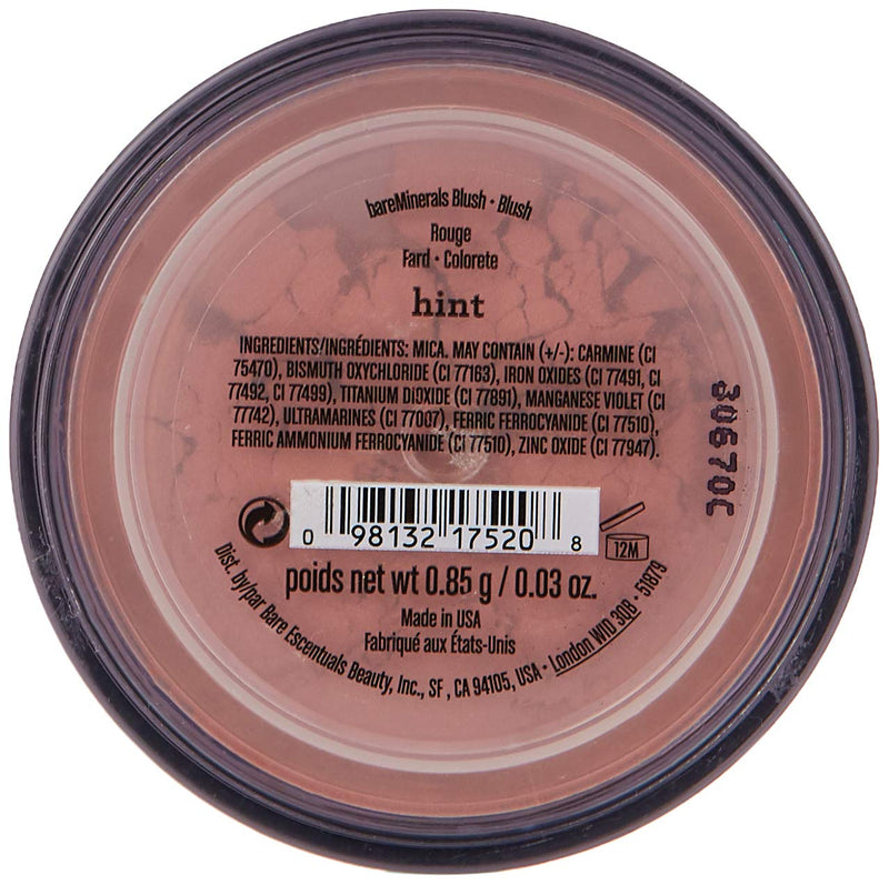 [Australia] - bareMinerals Blush - Hint by bareMinerals for Women - 0.03 oz Blush I0062938 