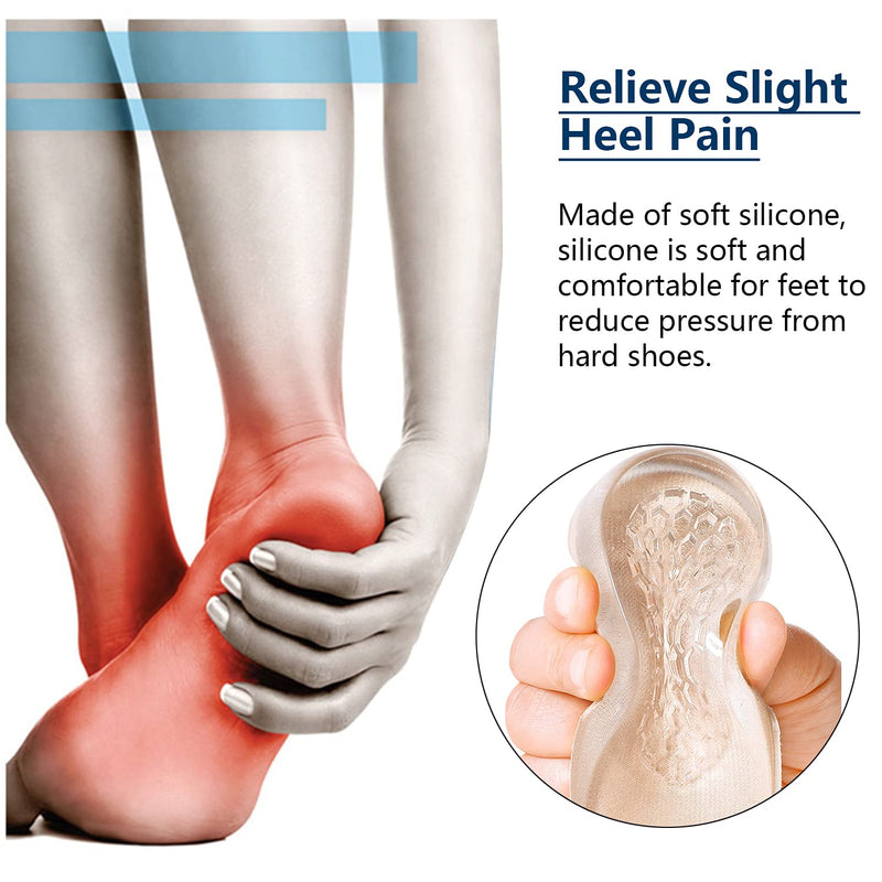 [Australia] - Heel Lifts, 1/2 Inch Shoe Lift, Gel Heel Raisers for Leg Length Discrepancies, Large Height Increase Insole for Men or Women, Shoe Inserts Comfort Half Foot Pads for Heel Pain - 1 Pair Large Size 