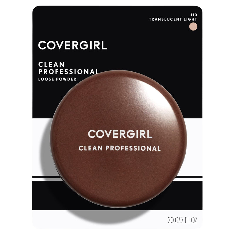 [Australia] - COVERGIRL Professional Loose Finishing Powder, Translucent Light Tone, Sets Makeup, Controls Shine, Won't Clog Pores, 0.7 Ounce (Packaging May Vary) 0.7 Ounce (Pack of 1) 