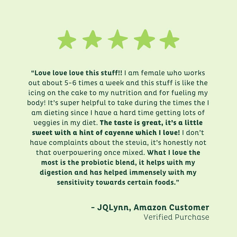 [Australia] - Super Greens Powder - Daily Green Juice Drink - Superfood Smoothie Mix - Spirulina & Wheatgrass - Keto, Vegan USDA Organic - Refreshing Green Apple Sorbet Flavor 