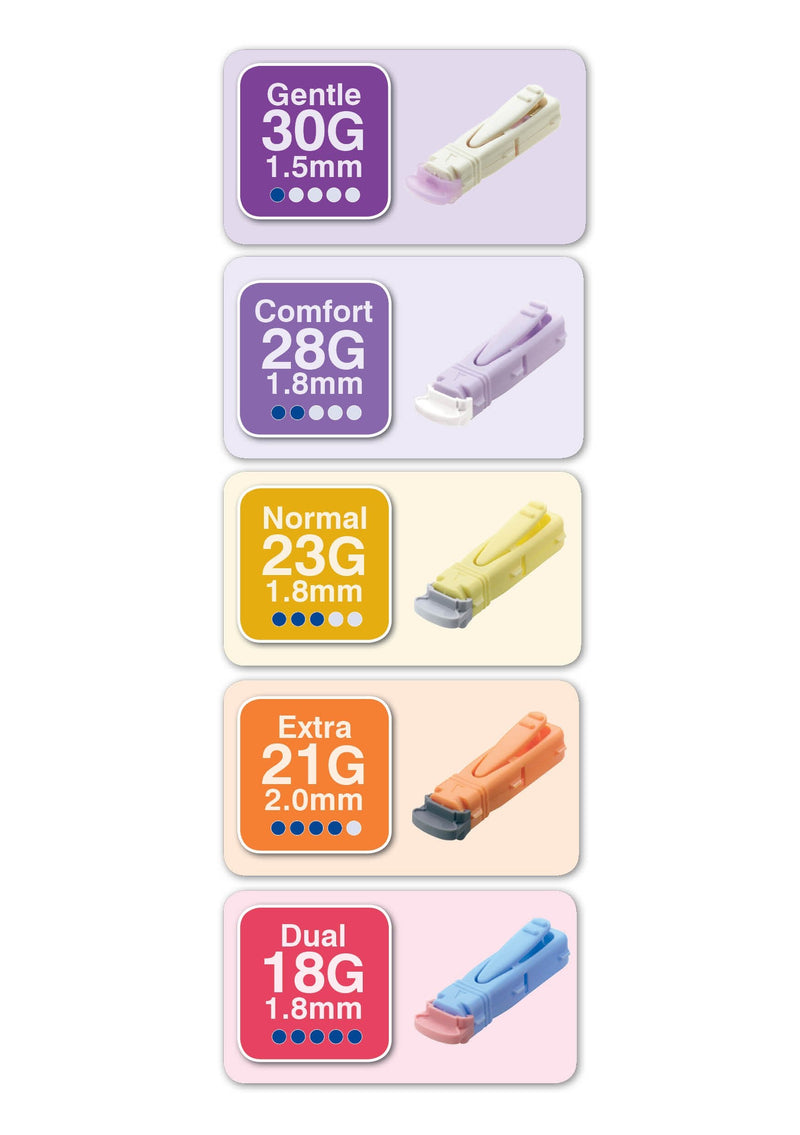 [Australia] - Owen Mumford Unistik 3 Gentle Single Use Safety Lancets, 100 Count 