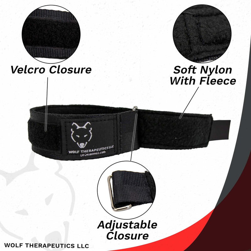 [Australia] - Dr. Wolf Tennis Elbow Brace - Adjustable Compression Forearm Strap For Tendonitis, Mouse, and Computer Elbow - Golfer’s Elbow Pain Relief From Lateral and Medial Epicondylitis Regular 