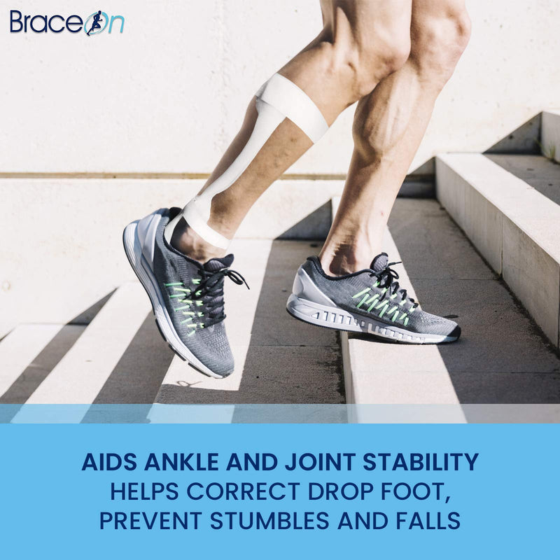 [Australia] - AFO–Swedish Foot Support - Drop Foot Stabilizer, Moldable, Trimmable, Lightweight Polyethylene, Women, Left Women Left 