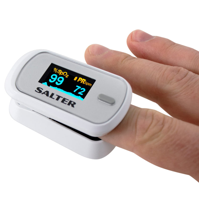 [Australia] - Salter PX-100-EU OxyWatch, Fingertip Pulse Oximeter, Quick Measure, Light and Compact, Portable and Easy to Use, Automatic Power Off, Low Power Consumption, 2 Year Guarantee, 