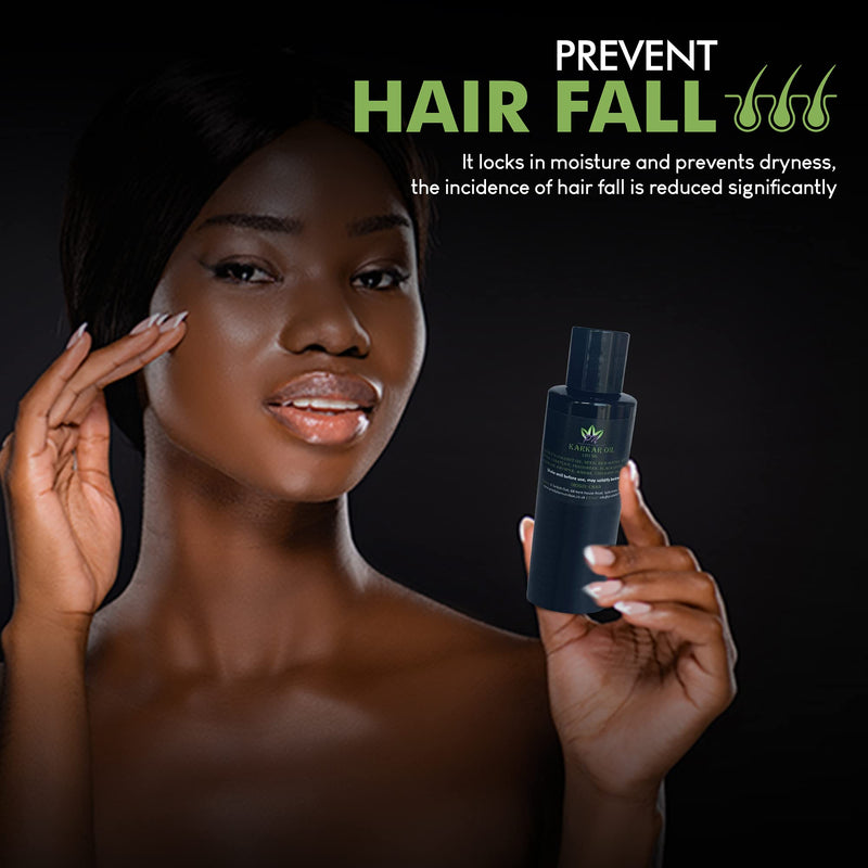 [Australia] - Authentic Karkar Oil 120 ml Traditionally made from Chad for Chebe Powder | Skin & Safe for All hair types - Straight | Wavy | Curly, Kinky, Thinning, Dry & Damage hair by Priddyfair Nutrition 