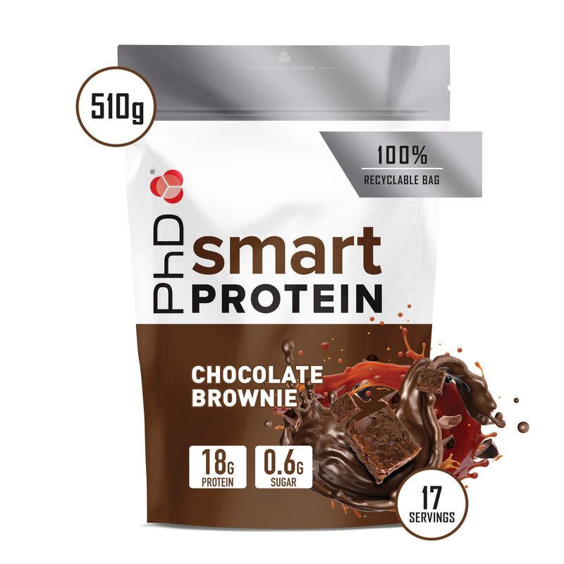[Australia] - PHD POWDER SMART PROTEIN CHOC BROWNIE 510 EU6 1 Chocolate Brownie 510 g (Pack of 1) 