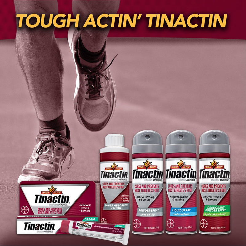 [Australia] - Tinactin Athlete's Foot Cream, Tolnaftate 1%, Antifungal, AF Treatment, Proven Clinically Effective on Most Athlete’s Foot and Ringworm, Cream, 1 Ounce, 30 Grams, Tube 