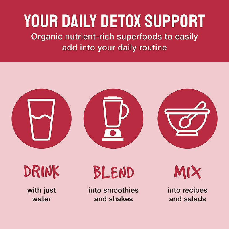 [Australia] - BodyMe Organic Vegan Reds Powder | 270g | Super Reds Blend | with Blueberry Cranberry Raspberry Rosehip Acai Beetroot Prebiotic Inulin Carob Chaga Mushroom Reishi Mushroom 