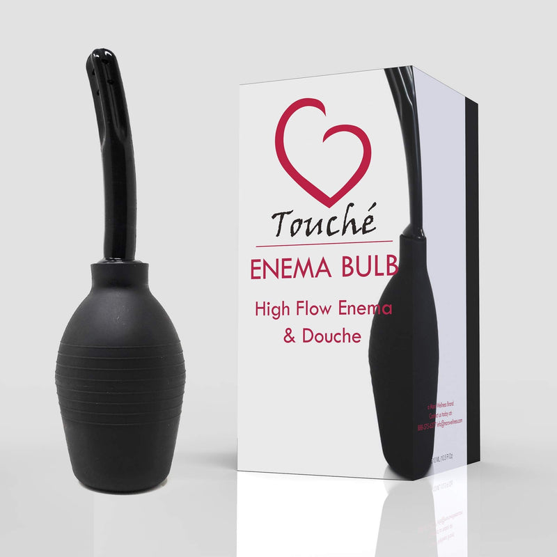 [Australia] - Touche Enema Bulb - Anal or Vaginal Douche for Men or Women - Medical Grade - Comfortable Cleaner - 10 Ounce 1 Count (Pack of 1) 
