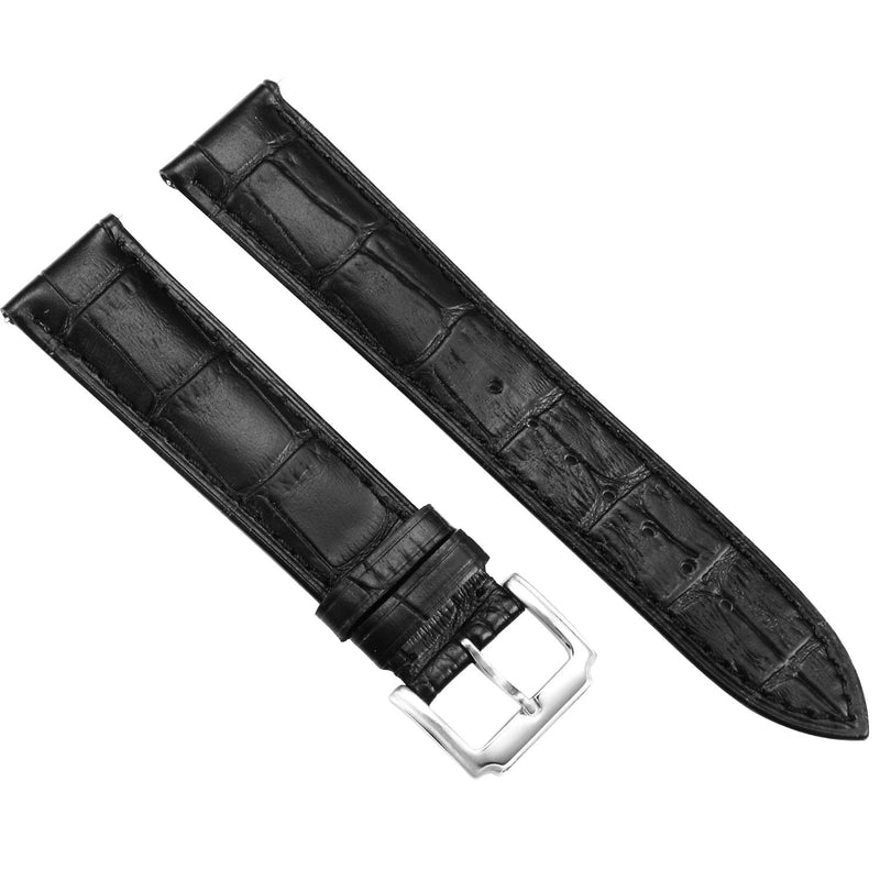 [Australia] - BINLUN Genuine Leather Watch Bands Women Men Quick Release Leather Watch Straps Replacement with 12 Colors Option (10mm, 12mm, 14mm, 15mm, 16mm, 17mm, 18mm, 19mm, 20mm, 21mm, 22mm, 23mm) 10MM Black 